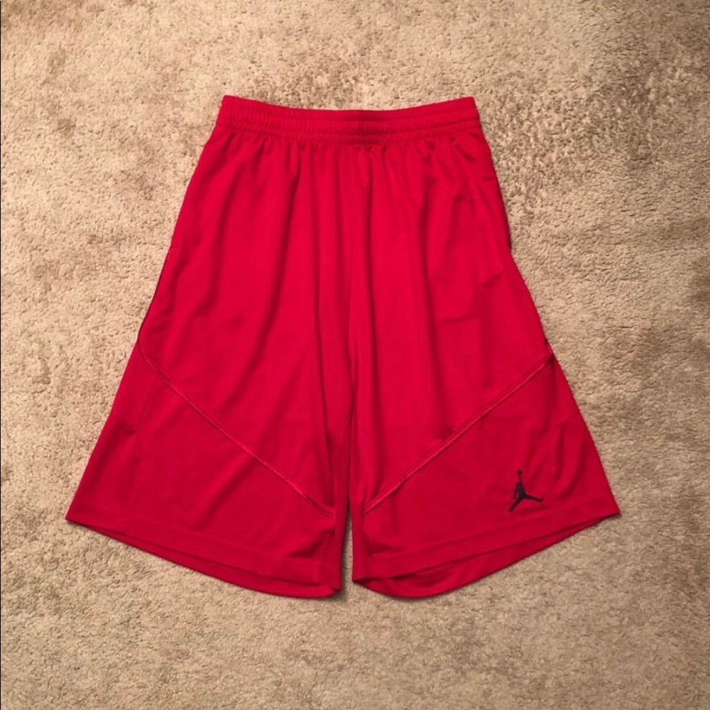Red XL Air Jordan Gym Shorts